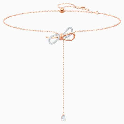 COLLANA A Y LIFELONG BOW, BIANCO, MIX DI PLACCATURE