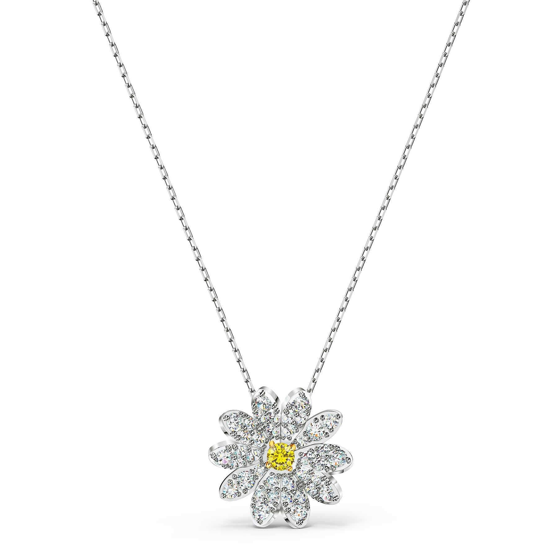 Pendente Eternal Flower giallo, mix di placcature