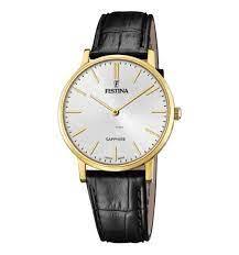 OROLOGIO FESTINA SWISS MADE F20016/1 BIANCO CINTURINO PELLE, UOMO