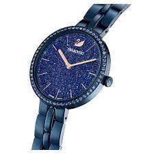 Orologio Cosmopolitan Fabbricato in Svizzera, Bracciale di metallo, Blu, Finitura blu