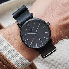 Aravis Nato Leather Full Black