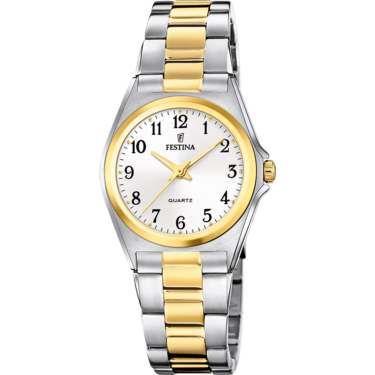 OROLOGIO FESTINA ACCIAIO CLASSICO F20556/1 BIANCO BRACCIALE IN ACIAIO, DONNA