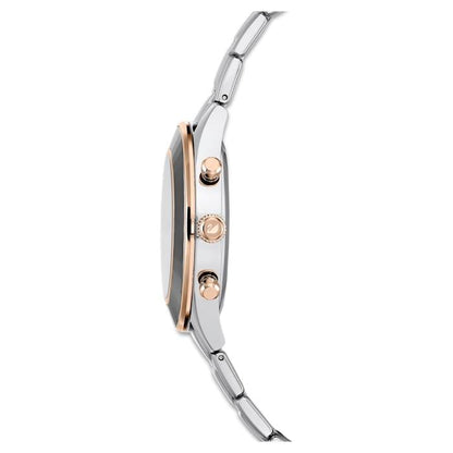 Orologio Octea Lux Sport Bracciale di metallo, Bianco, Acciaio inossidabile