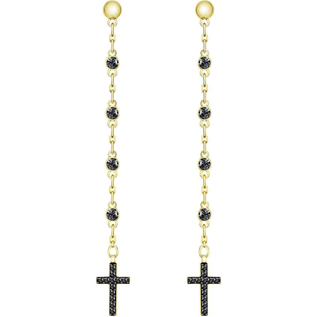 Orecchini donna gioielli Swarovski Mini Cross