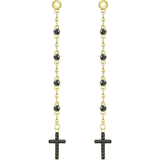 Orecchini donna gioielli Swarovski Mini Cross