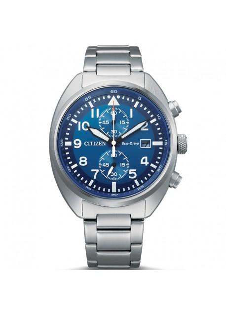 Orologio Citizen Eco-Drive Of Collection Crono 41mm Blu da Uomo
