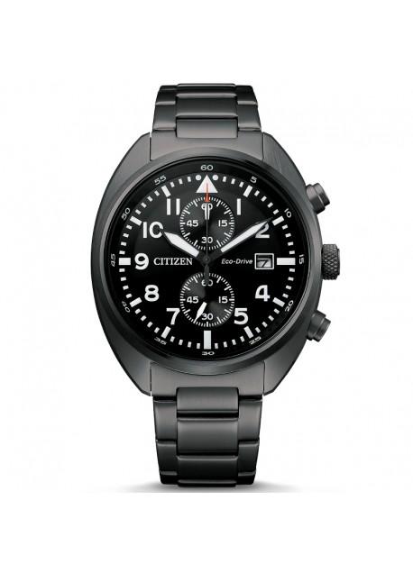 Orologio Citizen Eco-Drive Of Collection Crono 41mm Nero da Uomo