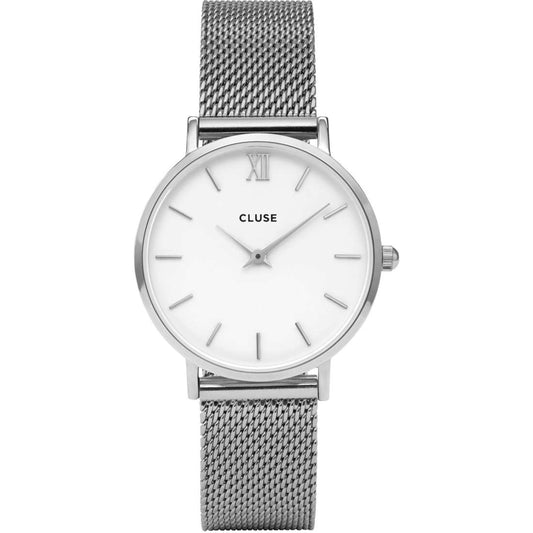 Minuit Mesh White, Silver Colour