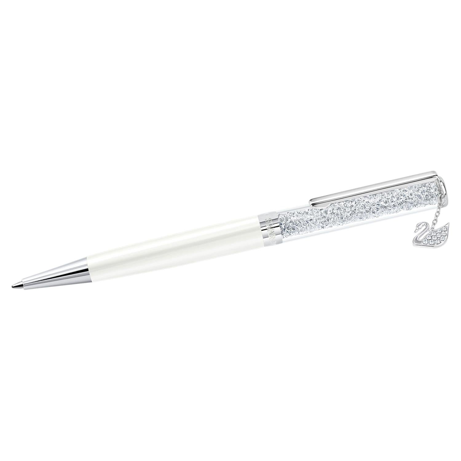 Penna a sfera Crystalline Swan bianco