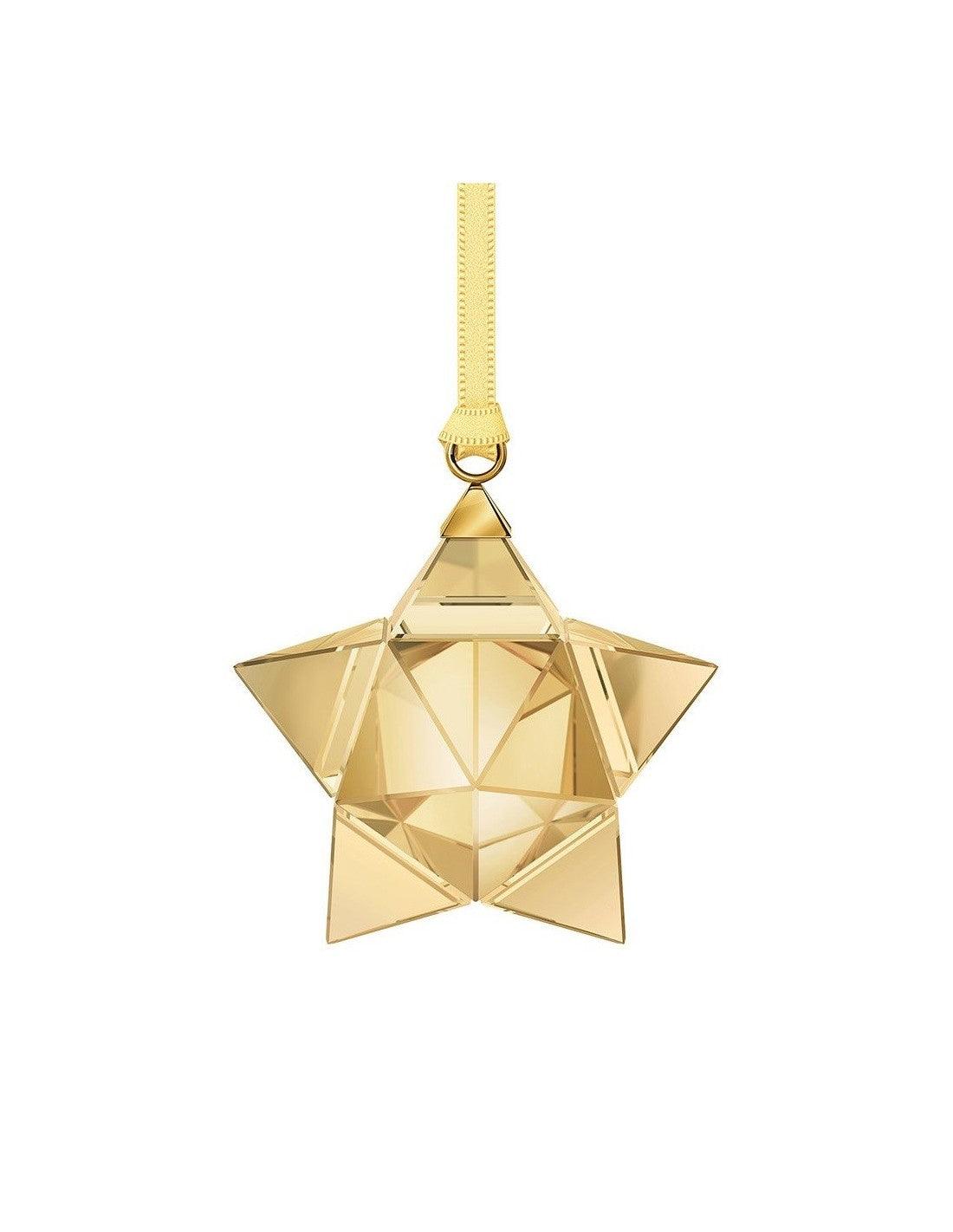 STAR ORNAMENT GOLD TONE SMALL